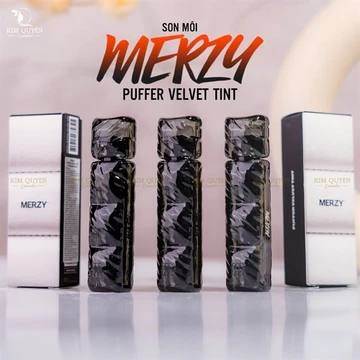 [HÀNG C.TY] Son Kem Lì Bền Màu, Lâu Trôi Merzy Puffer Velvet Tint,Son phao