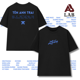[In TÊN ANH TRAI MÙA 2] Áo Thun Mùa 2 Các Anh Trai, Áo Phông Unisex Form Rộng Top Women Cổ Tròn