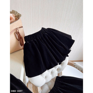 Chân Váy Nhung Xoè Cạp Chun