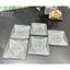Set đĩa thuỷ tinh hoa tiết tinh tế/Set đĩa trang trí