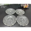 Set đĩa thuỷ tinh hoa tiết tinh tế/Set đĩa trang trí