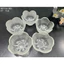 Set đĩa thuỷ tinh hoa tiết tinh tế/Set đĩa trang trí