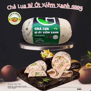 Chả lụa bì ớt xiêm xanh 500g