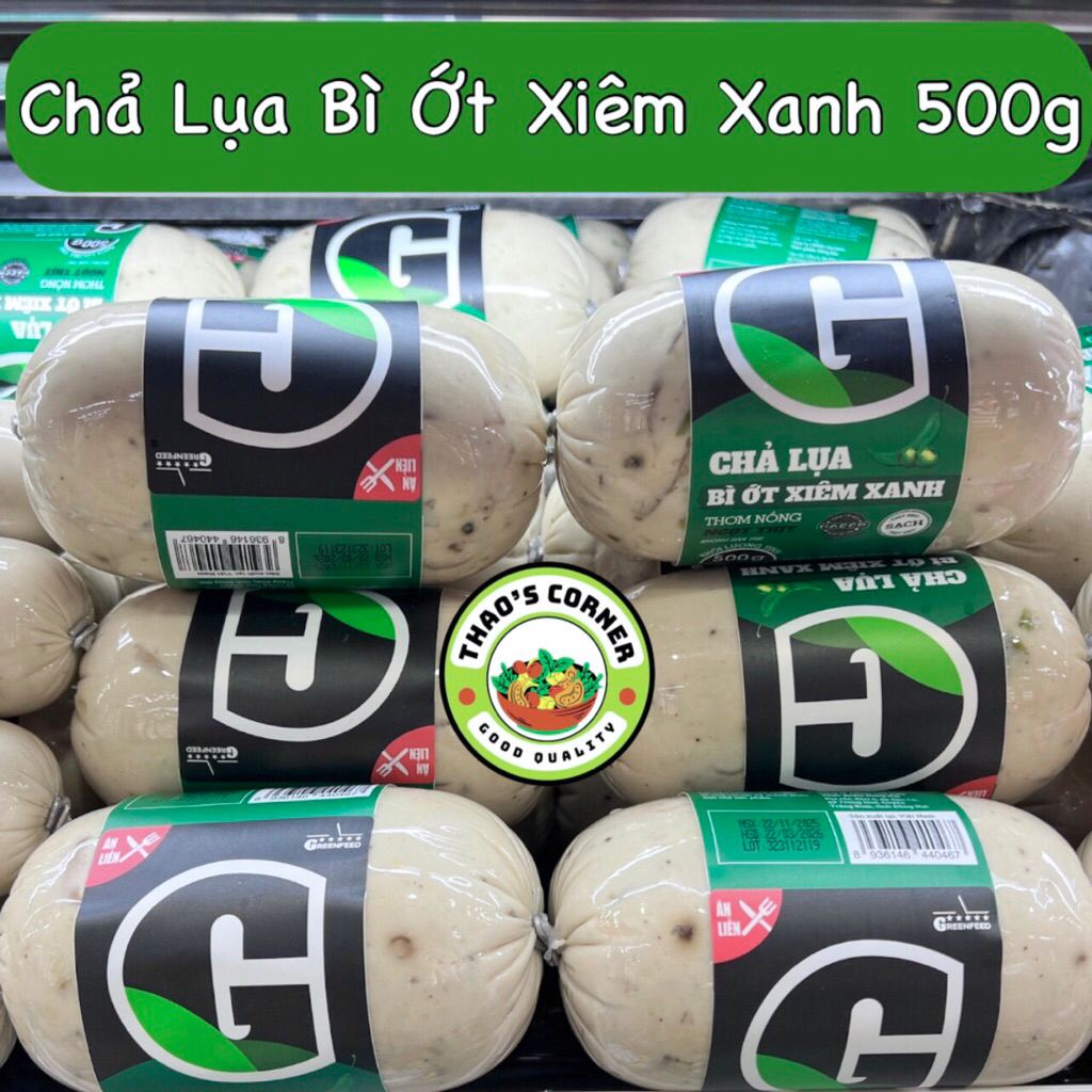 Chả lụa bì ớt xiêm xanh 500g