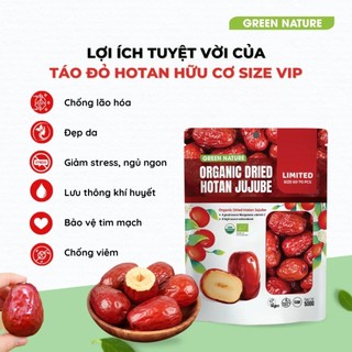 Táo đỏ hữu cơ Organic Jujube Green Nature/ C'lavie/ Organic Life