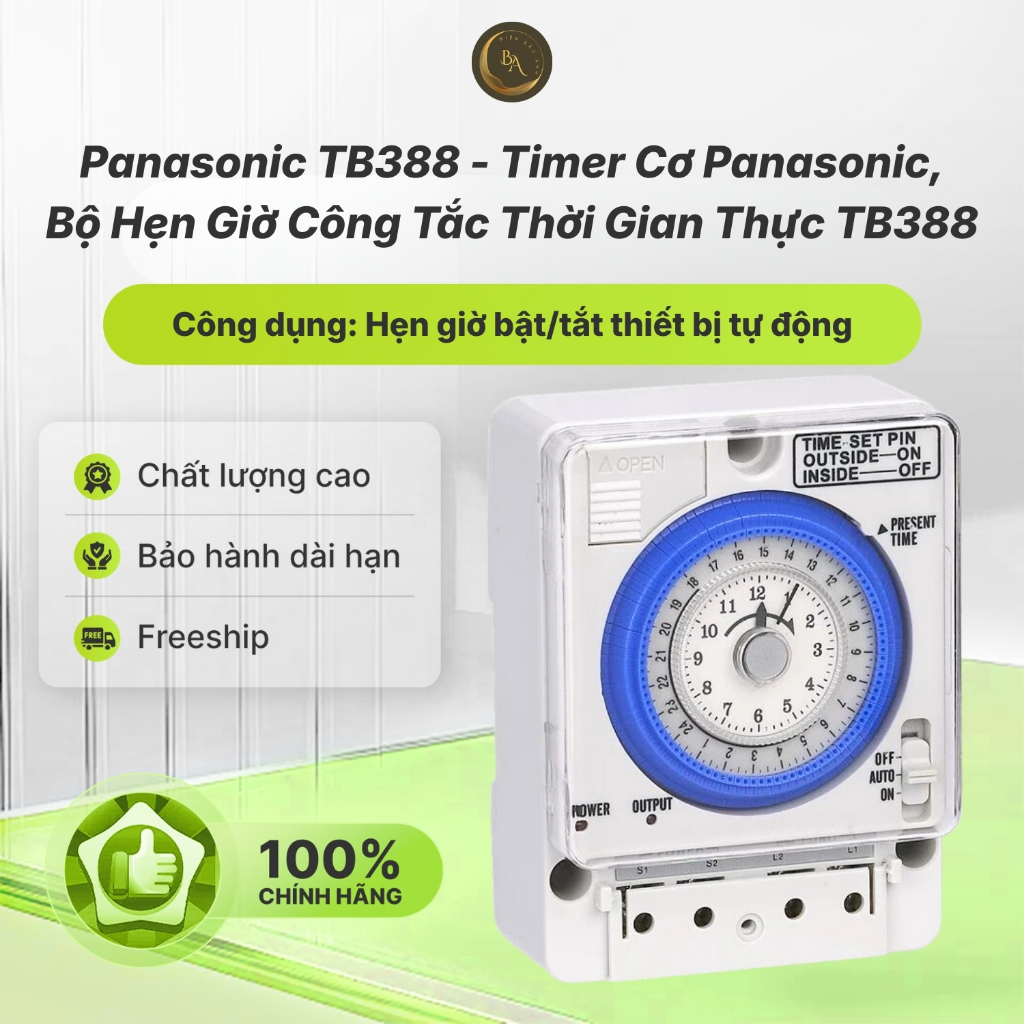 TB388 - Timer Cơ ,Bộ Hẹn Giờ Công Tắc Thời Gian Thực TB388 | Shopee ...
