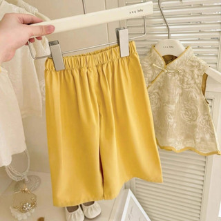 Set bộ quần áo ba lỗ phong cách trung hoa cho bé gái