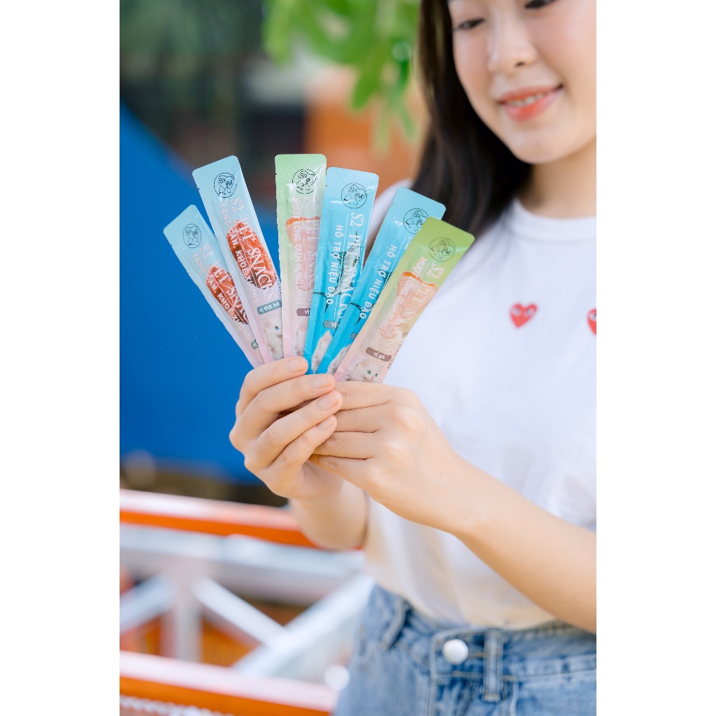 Súp Thưởng Cho Mèo S2PET 15g Thịt Tươi Nguyên Chất, Bổ Sung Vitamin, Không Chất Bảo Quản