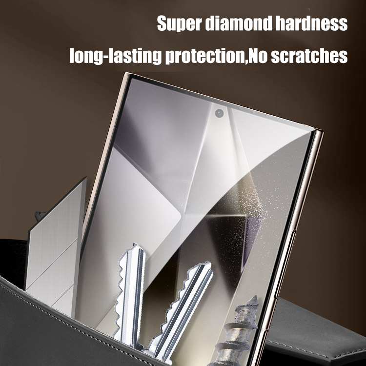 Kính cường lực tự dán nhận vân tay cho Samsung S25Ultra S24Ultra S22 S23 S24 S25 / Plus