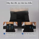 Mizuno Đai Lưng Chính Hãng bản Cao Cấp.  Hỗ Trợ Cột Sống Và Giảm Đau Nhức Co Giãn Thoải Mái Phù Hợp Cho Tập Thể Dục — ảnh 6