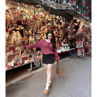 •𝙆𝙞𝙣𝙜𝙨𝙝𝙤𝙥𝙗𝙚𝙖𝙪𝙩𝙮•Chân Váy Chấm Bi So Hot QC