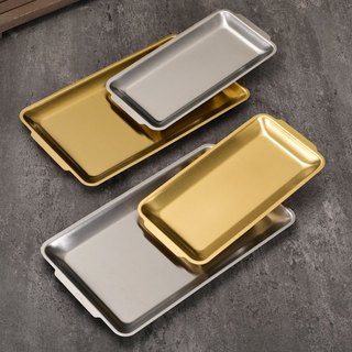 Khay inox,khay phong cách vitage khay hình chữ nhật, dùng đựng ly cafe, đồ ăn khô, trang trí decor