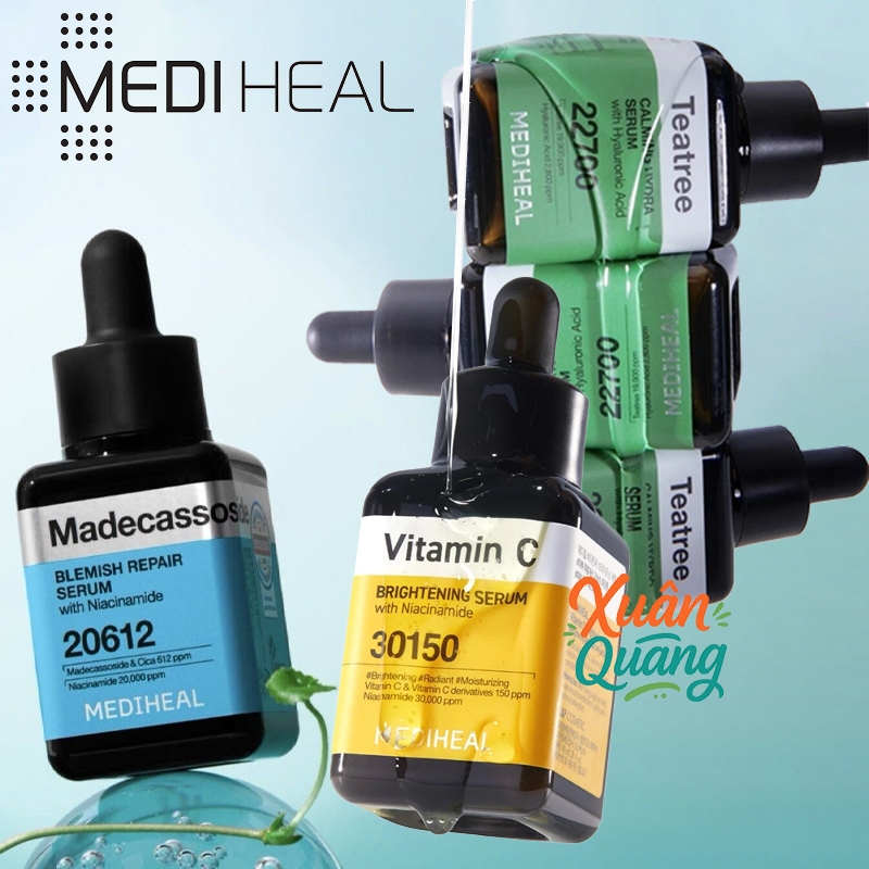 Serum Dưỡng Sáng,Làm Dịu & Giảm Thâm Mediheal Vitamin C Brightening Serum 40ml / Teatree Calming Hydra / Blemish Repair