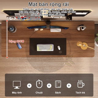 Bàn Làm Việc Phiên Bản Nâng Cấp Chân Chắc Chắn Phù Hợp Cho Học Tập Làm Việc Hội Họp và Chơi Game