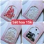 Sét hoa sứ, hoa hồng mix trang trí nail móng tay