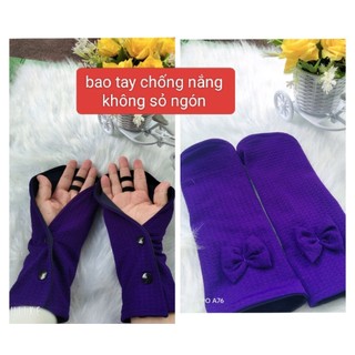 💥Bao tay chống nắng không sỏ ngón hàng 2 lớp