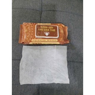 Thùng 10 gói Khăn ướt Yeti lau bàn thờ tinh dầu Trầm nguyên chất, 35 tờ size siêu bự 18*20cm