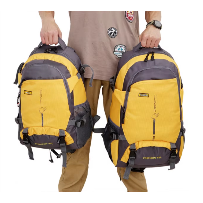 Balo du lịch 30L 45L chống nước thiết kế unisex rộng rãi phù hợp balo phượt trekking nhiều ngày
