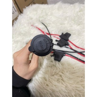 COMBO 5 đui tẩu có nắp dùng cho ô tô, xe tải, xe ben,..Điện 12v và 24v dùng chung