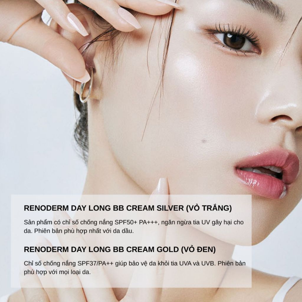 Phấn Nước Cushion Renoderm Chống Nắng Dưỡng Ẩm Nâng Tông Mềm Mịn Da