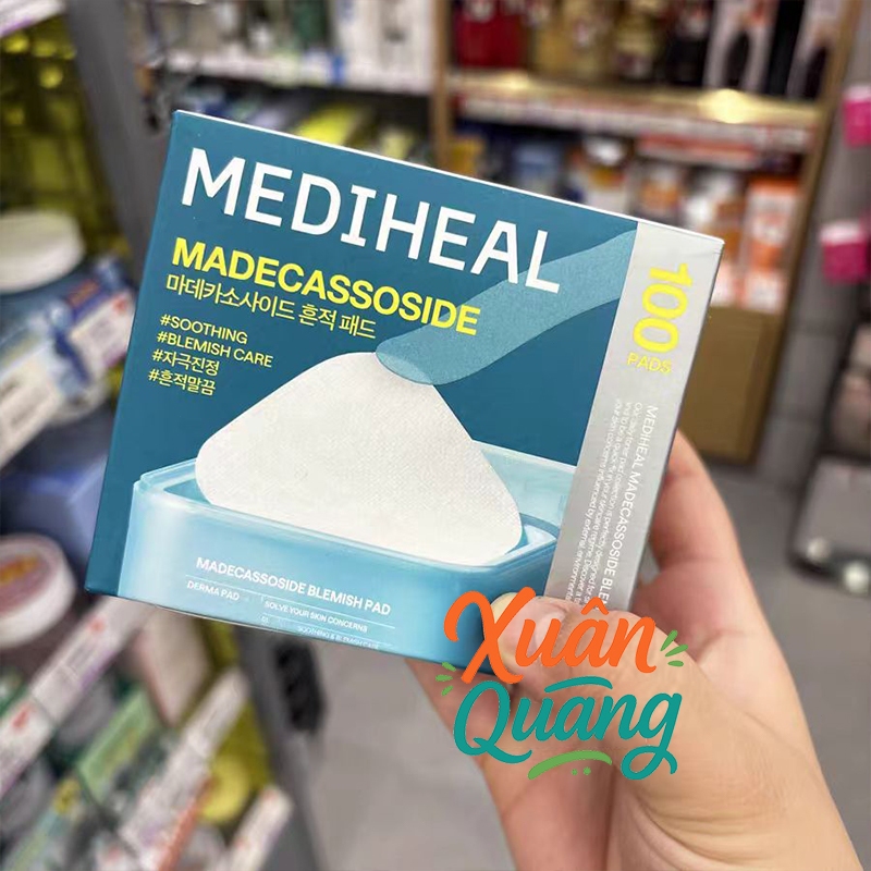 Hộp 100 miếng toner pad Mediheal Làm Dịu, MEDIHEAL Toner Pad Cân bằng/Săn chắc/ Cấp Ẩm/ Sáng Da/Tẩy Tế Bào