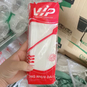 Muỗng nhựa Gia Tường, VIP, trà sữa ngắn, dài, muỗng nhựa TRẮNG, ĐEN, ĐỎ, XANH LÁ, HỒNG 15cm, 20cm