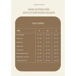 CÉLESTE - LIZZY DRESS Váy Tiểu Thư Dáng Dài Xoè Tay Ngắn Chất Kaki Hàn Thiết Kế Cổ Bẻ Phối Cúc Bọc Tôn Dáng — ảnh 8