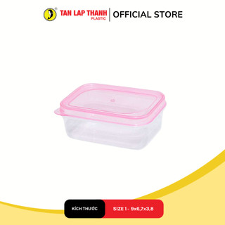 Bộ 3 / 5 hộp lá Tân Lập Thành, nhựa PP nguyên sinh dùng đựng thức ăn, đồ khô, đồ gia dụng