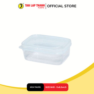 Bộ 3 / 5 hộp lá Tân Lập Thành, nhựa PP nguyên sinh dùng đựng thức ăn, đồ khô, đồ gia dụng