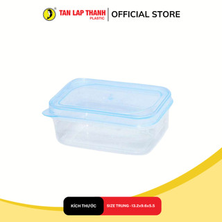 Bộ 3 / 5 hộp lá Tân Lập Thành, nhựa PP nguyên sinh dùng đựng thức ăn, đồ khô, đồ gia dụng