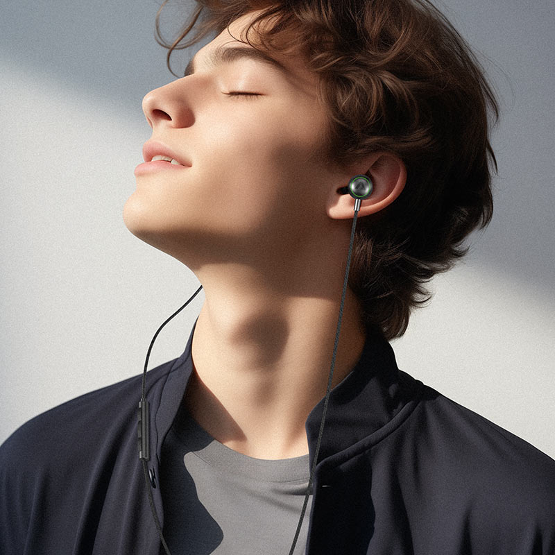 Tai Nghe Nhét Tai Có Dây USB-C L5 In-Ear Kèm Microphone (Âm Thanh Rõ Nét, Tương Thích Thiết Bị Cổng Type-C)