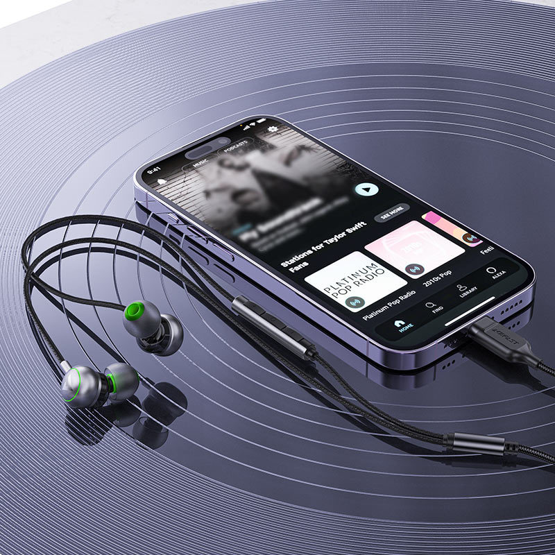 Tai Nghe Nhét Tai Có Dây USB-C L5 In-Ear Kèm Microphone (Âm Thanh Rõ Nét, Tương Thích Thiết Bị Cổng Type-C)