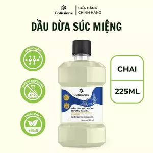 Dầu dừa súc miệng Cofusions hương bạc hà thơm mát 225ml/ chai