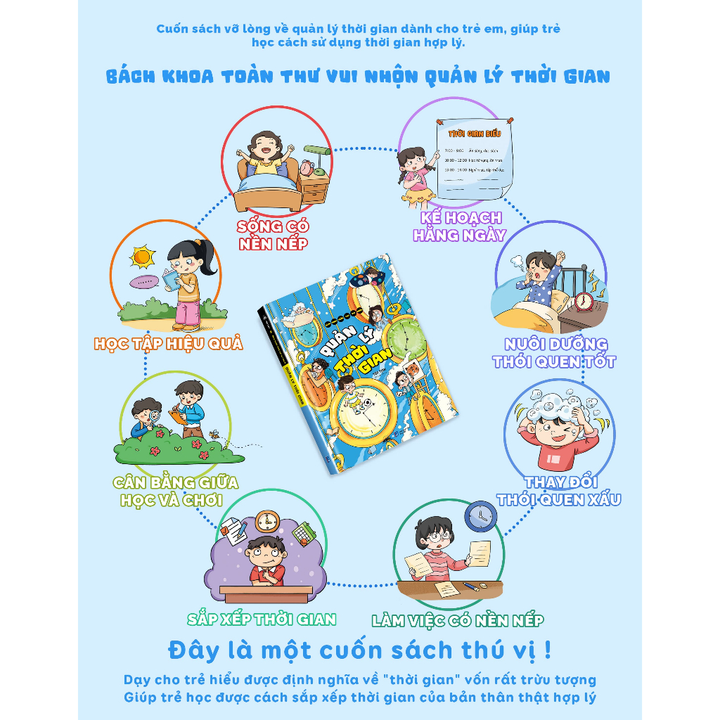 Sách - Bách Khoa Toàn Thư Vui Nhộn - Quản Lý Thời Gian - Tôn Tịnh