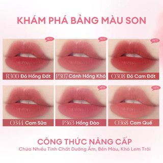 Son Kem COLORKEY Watery Tint Phiên Bản Nâng Cấp  Lâu Trôi, Không Dính, Siêu Mịn Môi 2.5g - Bebeau