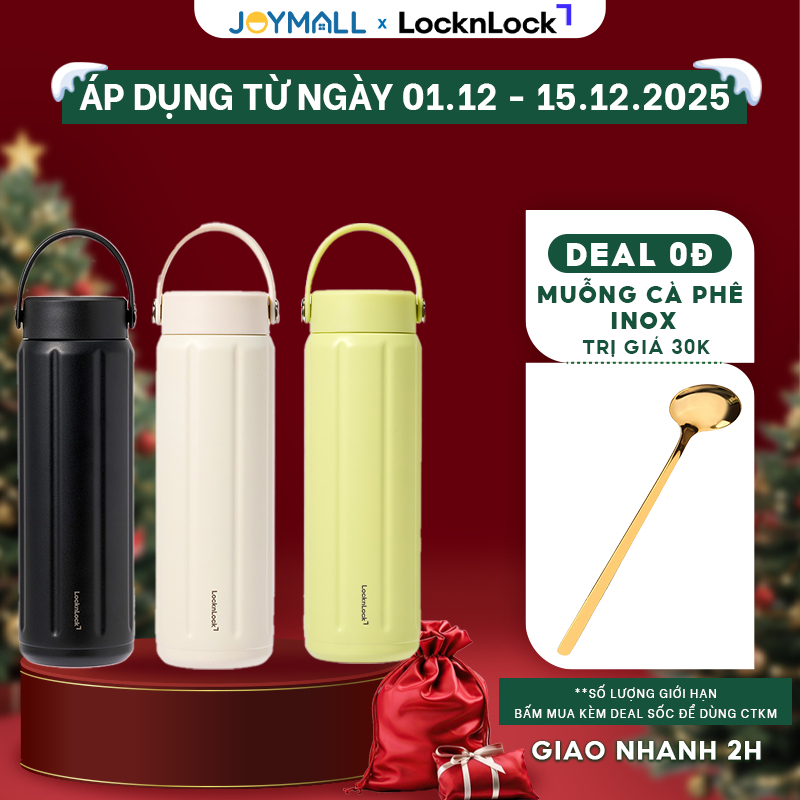 Bình Giữ Nhiệt LocknLock Slo Ultralight Tumbler LHC4427 630ml, Hàng Chính Hãng, Có Tay Cầm - JoyMall