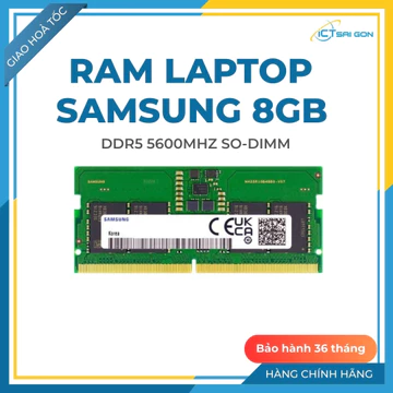 [Chính Hãng] RAM Laptop Samsung DDR5 5600MHz (8GB) - Bus 5600 SODIMM - Chuẩn Mới, Tốc Độ Cao Cho Laptop Gen 13/14