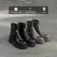 Giày Zip Chunky Boots Lemans Black + Brown ZB02.3 Khoá hậu YKK - Da bò nguyên tấm - Đế Chunky cao su đúc 4cm BH 24T