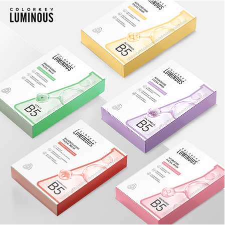 ComboCOLORKEY LUMINOUS Vitamin B5 Cấp Ẩm Cho Da Mịn Màng 10 miếng/hộ