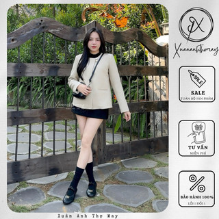 Áo dạ 2 khuyết dáng ngắn (59cm) - Xuananhthomay