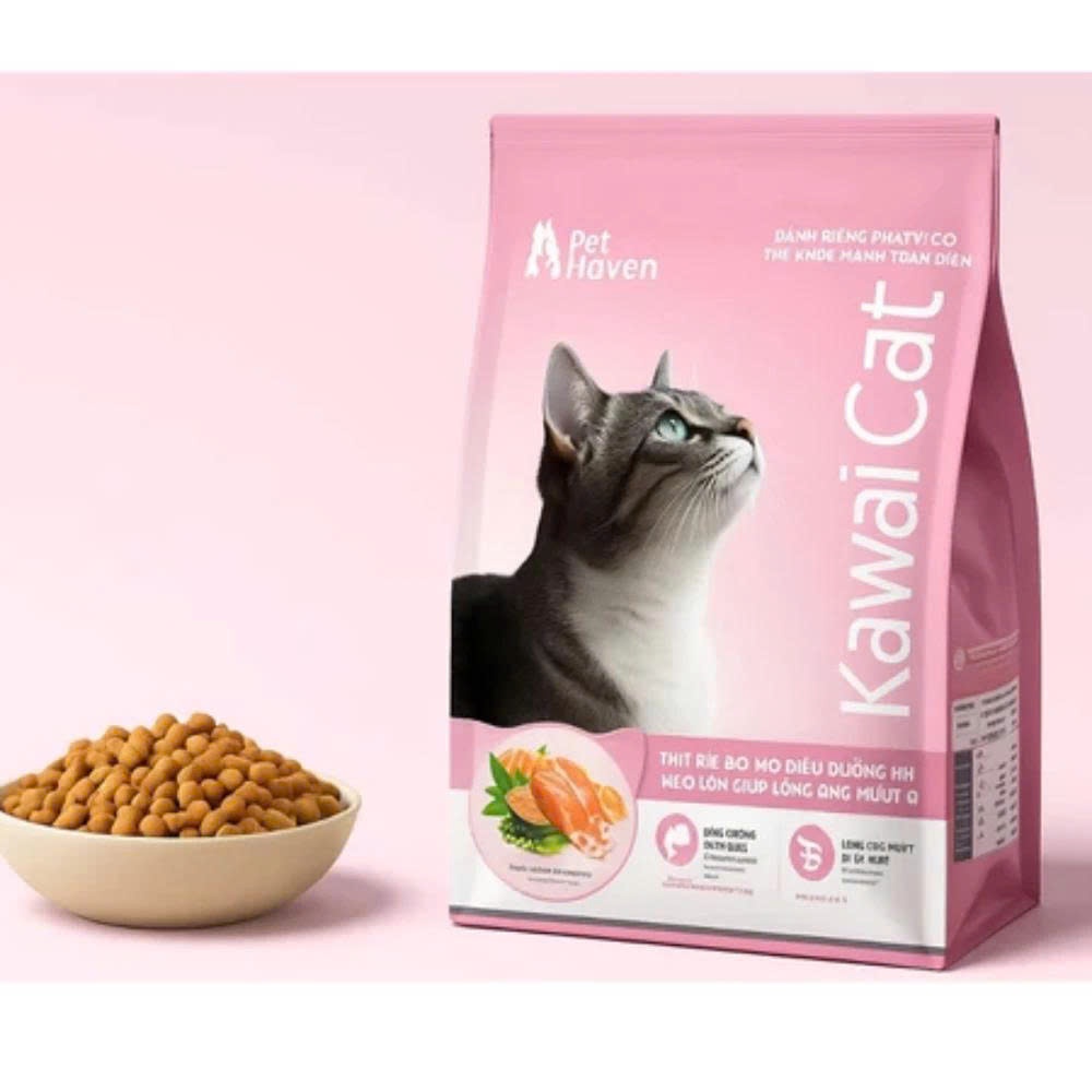 Hạt cho mèo Kawaii Cat 5kg hỗ trợ tiêu hóa khỏe mạnh, giảm mùi hôi chất thải