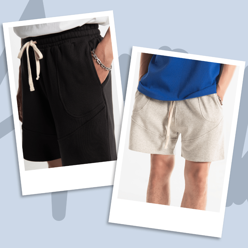 Quần short nam phom rộng MIST vải nỉ chân cua CAPMAN CLUB, quần đùi nam trên gối trẻ trung thoải mái | BigBuy360 - bigbuy360.vn