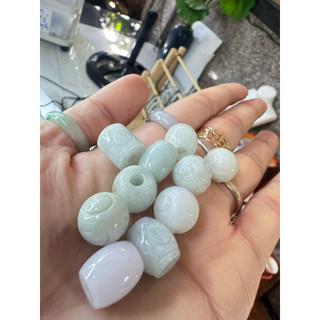 Tổng hợp chram ngọc phỉ thuý tuyp A lu thống , hoa xuyên tâm , làm mặt dây hoặc treo mix chuỗi không giao kèm kiểm định