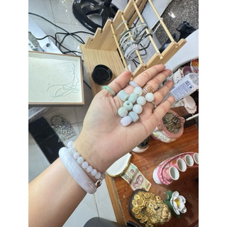 Tổng hợp chram ngọc phỉ thuý tuyp A lu thống , hoa xuyên tâm , làm mặt dây hoặc treo mix chuỗi không giao kèm kiểm định