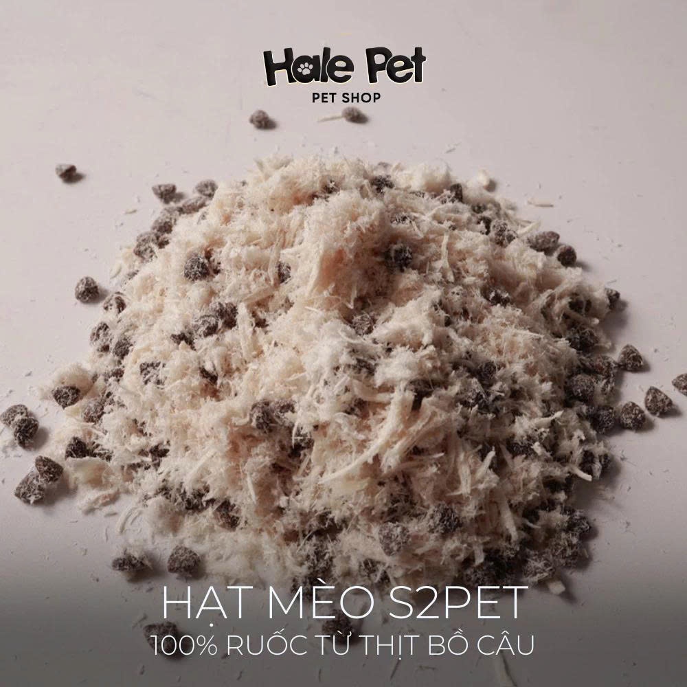 Thức Ăn Hạt Cho Mèo S2 PET S2 Premium Gói 1Kg Siêu Topping Ruốc Cho Mèo Mọi Lứa Tuổi