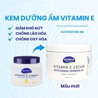 MẪU MỚI) Kem Dưỡng Da Vitamin E Redwin 300g Dưỡng Ẩm, Phục Hồi, Làm Mềm Da Toàn Thân Phù Hợp Mọi Loại Da