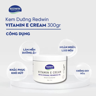 MẪU MỚI) Kem Dưỡng Da Vitamin E Redwin 300g Dưỡng Ẩm, Phục Hồi, Làm Mềm Da Toàn Thân Phù Hợp Mọi Loại Da