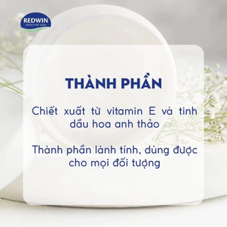 MẪU MỚI) Kem Dưỡng Da Vitamin E Redwin 300g Dưỡng Ẩm, Phục Hồi, Làm Mềm Da Toàn Thân Phù Hợp Mọi Loại Da