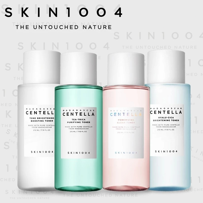 Skin1004 Madagascar Centella/Hyalu-cica Brightening/Tea-Trica Purifying/Brightening Boosting Toner 210ml