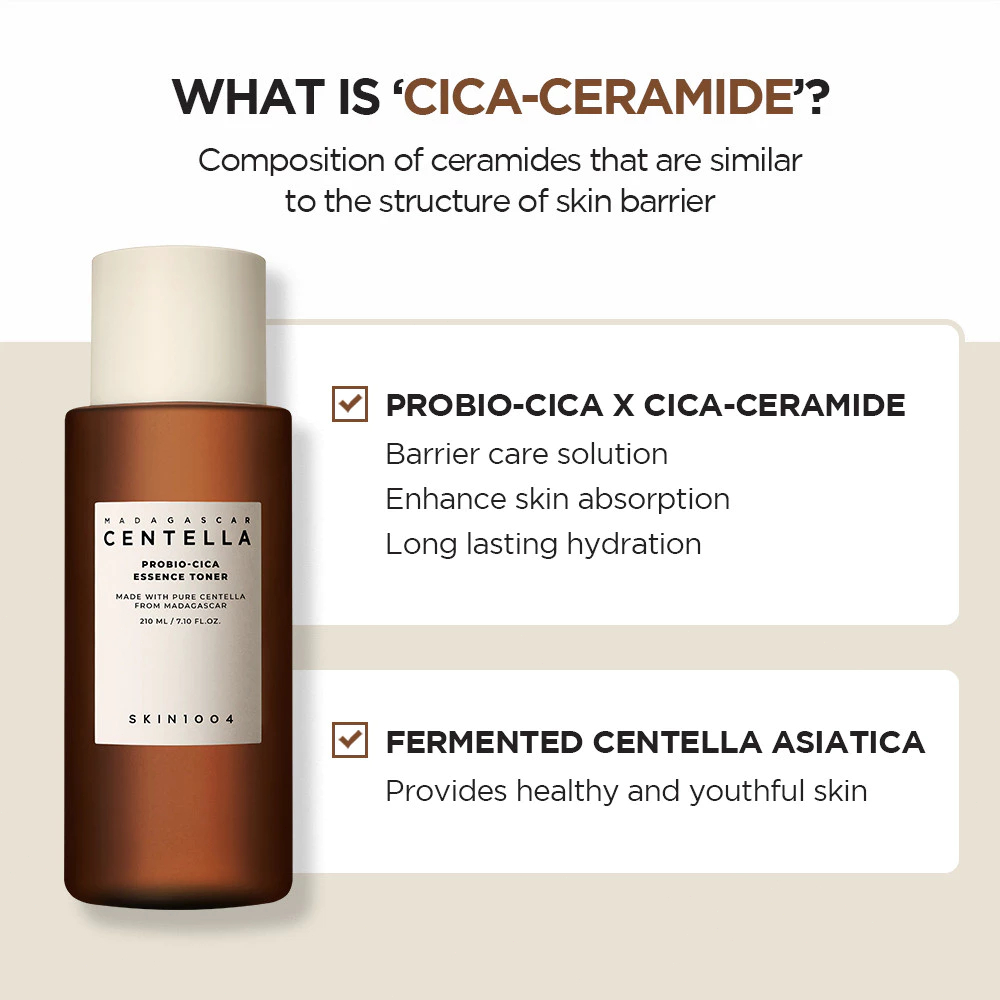 Skin1004 Madagascar Centella/Hyalu-cica Brightening/Tea-Trica Purifying/Brightening Boosting Toner 210ml